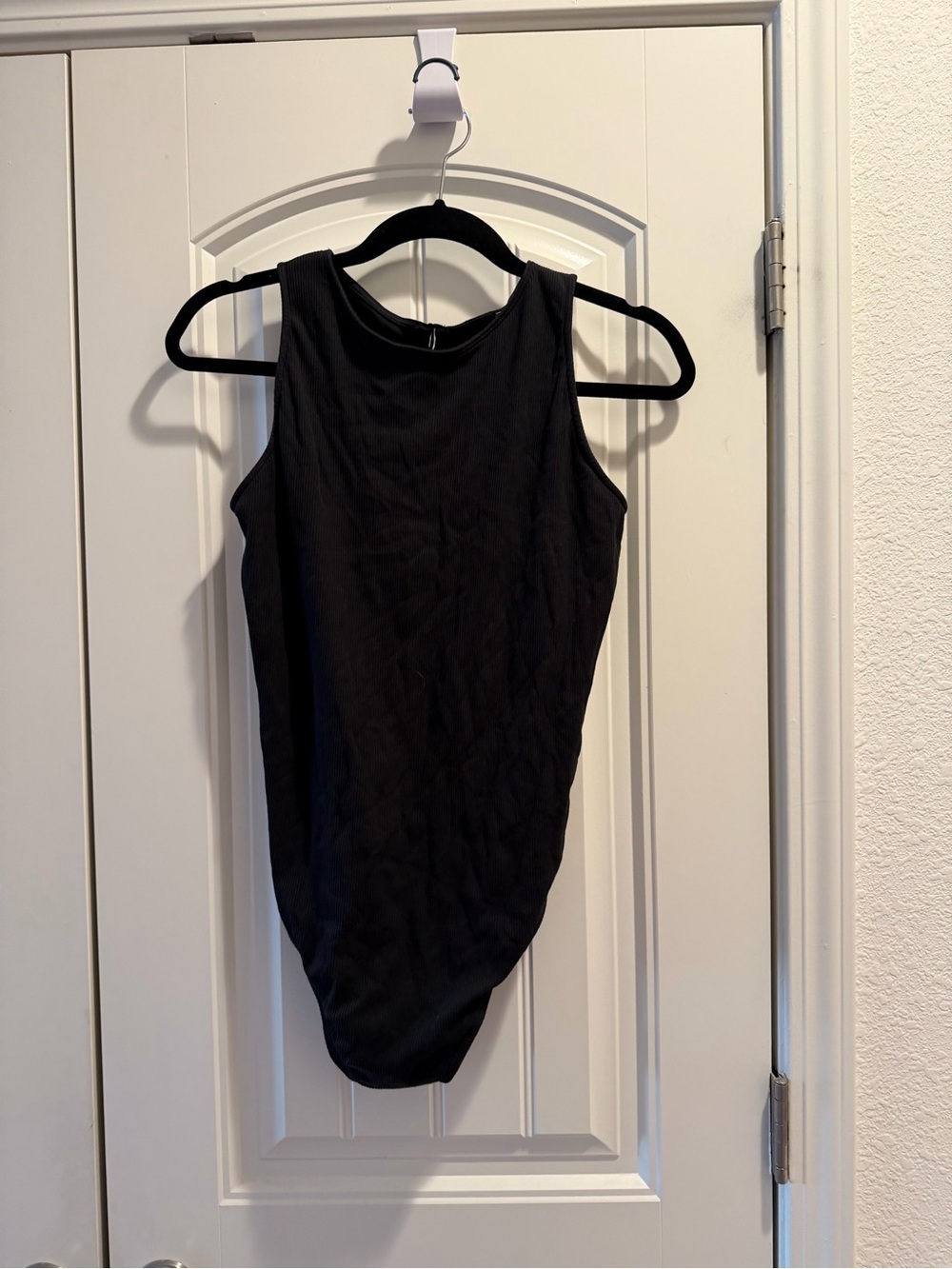 Cacique Black Kids One-Piece Bodysuit - Tank Style
